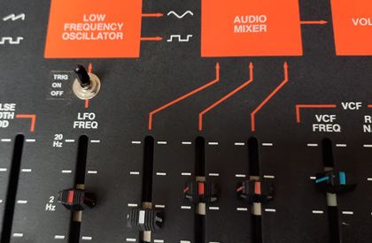 Arp-Axxe MkII AT pressure / CV control 